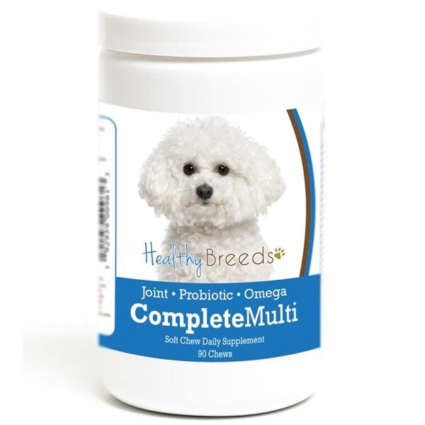 Healthy Breeds Healthy Breeds 192959009613 Bichon Frise all in one Multivitamin Soft Chew - 90 Count 192959009613 - main